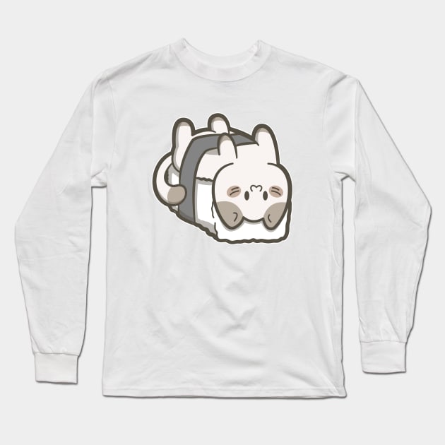 neko sushi Long Sleeve T-Shirt by ArtStopCreative